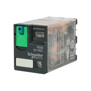 Schneider Electric miniature plug in relay Harmony Electromechanical Relays 12A, 2CO, with LED