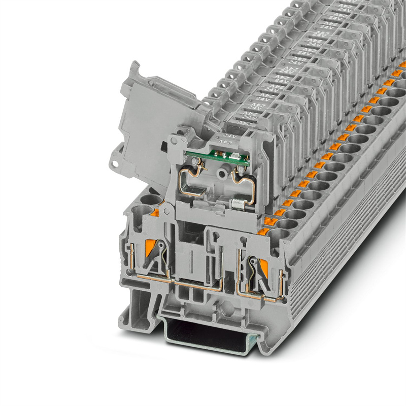 Phoenix PT 4-HESILED 24 (5X20) GY/GY 1058860 Fuse Modular Terminal Block