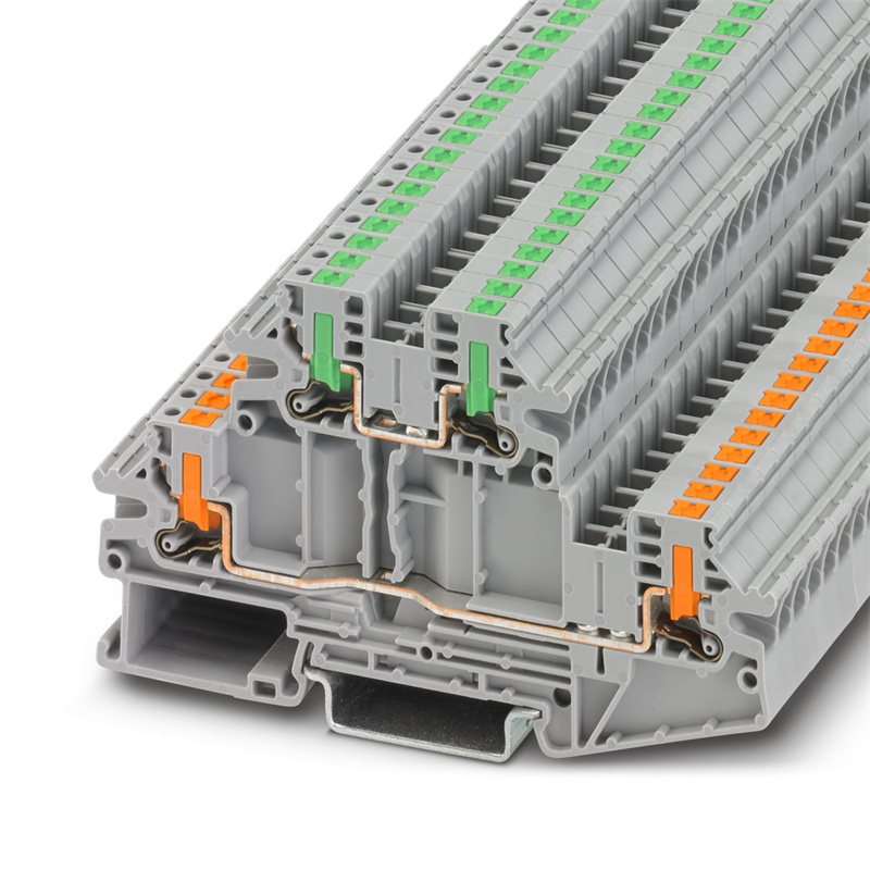Phoenix 1088773 PTTBV 2.5/U-OG/O-GN Terminal Block