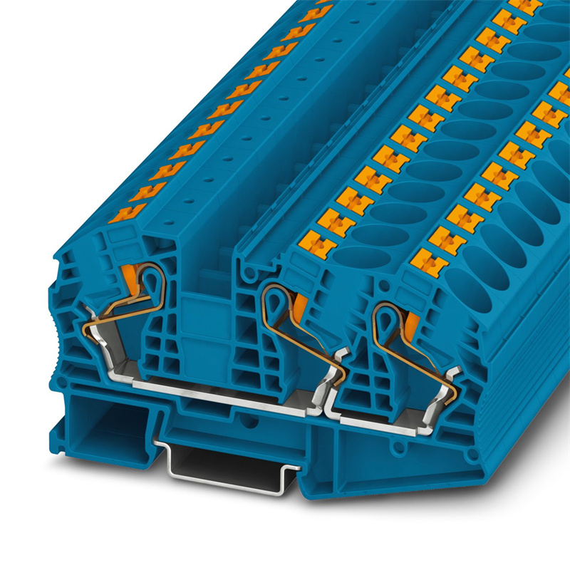 Phoenix PT 16-TWIN N BU Feed-through Terminal Block 3208773