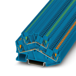 Phoenix 3209612 PTTBS 2.5 BU/U-OG/O-GN Terminal Block