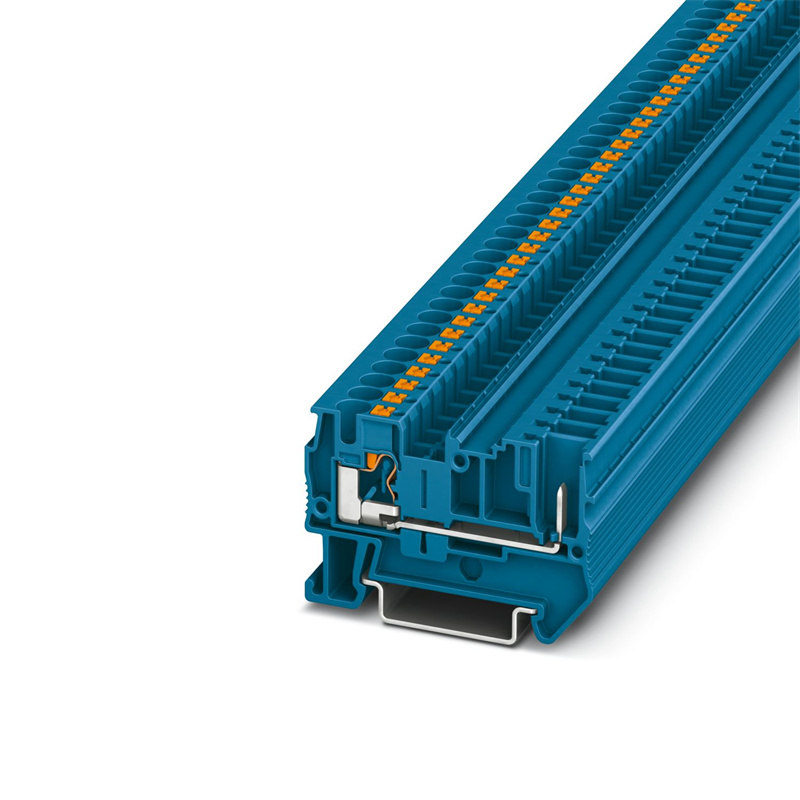 Phoenix 3212007 PT 4/1P BU Feed-through Terminal Block