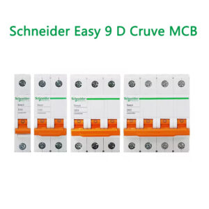 Schnieder Easy 9 D curve MCB Miniature Circuit Breaker 1P 2P 3P 4P