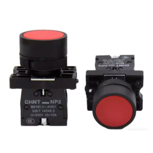 CHINT NP2 Series NP2-EA45 Red Plastic Flush Button Datasheet