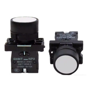 CHINT NP2 Series NP2-EA11 White Plastic Flush Button
