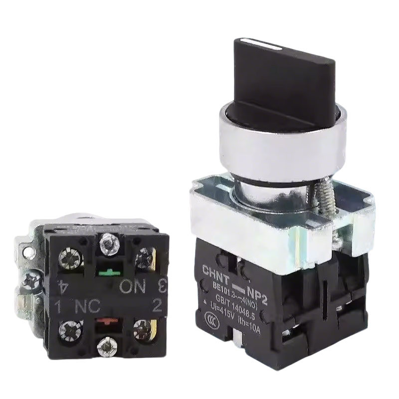CHINT NP2 Series NP2-BD21 Select Switch 1NO 2-Position - Image 4