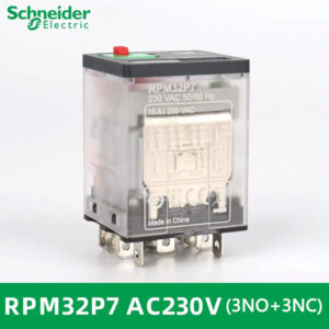 Schneider Electric plug-in relay RPM32P7 Datasheet, Harmony electromechanical relays, 15A, 3CO, with LED,AC230V